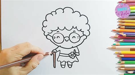 C Mo Dibujar Una Abuela How To Draw A Grandma Youtube