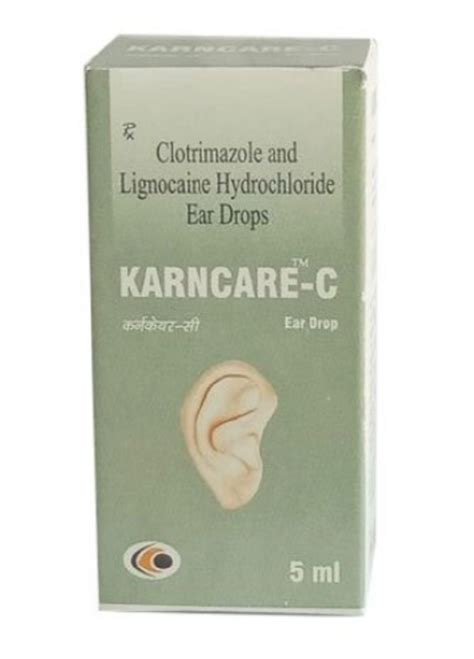 Karncare C Clotrimazole Lignocaine Hydrochloride Ear Drop Packaging