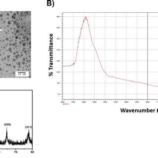 Silver Nanoparticles Agnps Characterization Micrographs Of Tem