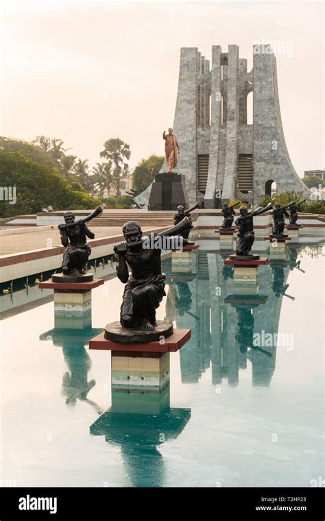 Kwame Nkrumah Memorial Park And Mausoleum Accra Ghana Africa Stock