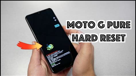 Moto G Pure Hard Reset Removing PIN Password Fingerprint Pattern