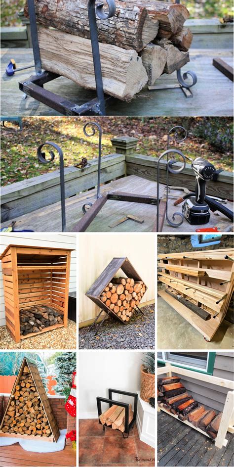 Diy Firewood Rack (25 Free Plans)