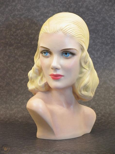 40s Vintage Style Mannequin Head Bust Display By Decoeyes 1733203261