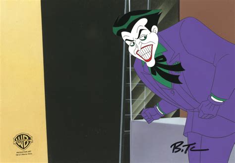 Batman Animated Series Original Cel Joker Legends Of The Dark Knight