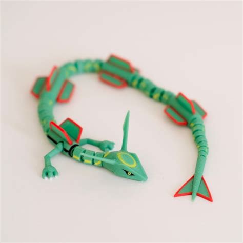 D Printed Articulated Rayquaza Etsy