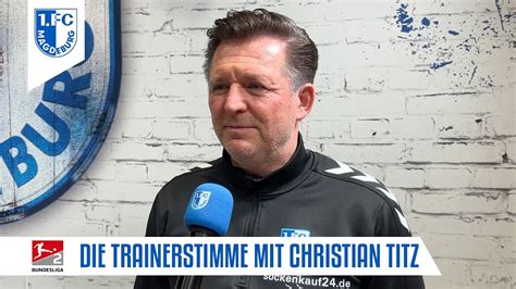 Trainerstimme Christian Titz Vor Dem Hinrundenabschluss Gegen Fortuna