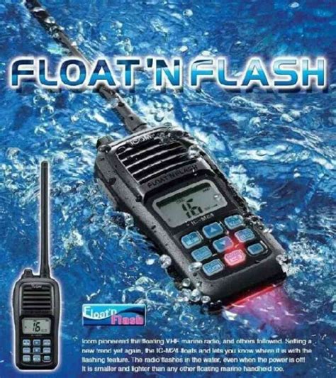 Promo Handy Talkie Radio Icom Ic M M Vhf Marine Waterproof Ht M