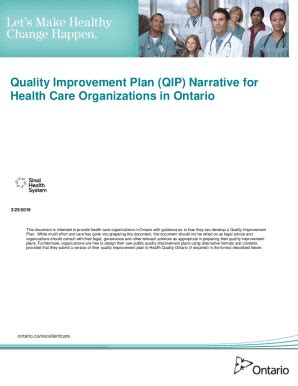 Fillable Online Quality Improvement Plan QIP Guidance Document For