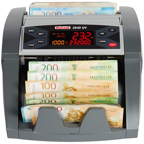 Счетчик банкнот DoCash 3040 UV | Купить