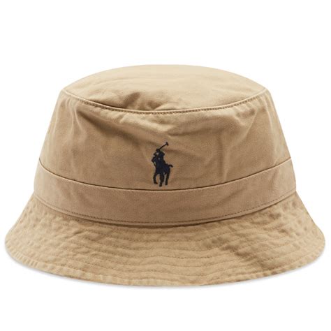 Polo Ralph Lauren Classic Bucket Hat Luxury Tan | END. (DK)