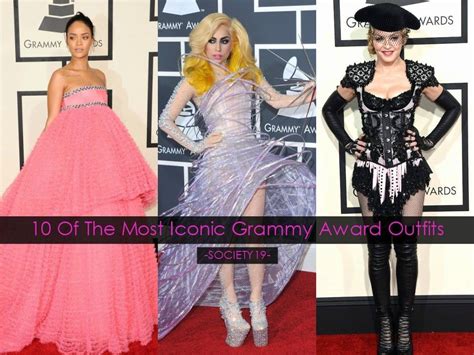 10 Of The Most Iconic Grammy Award Outfits Society19 Uk Grammy Red