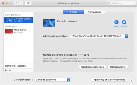 Gestion Des Cartes Que Vous Utilisez Avec Apple Pay Assistance Apple