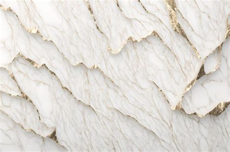 Premium Ai Image A White Marble Wall With Gold And White Marble