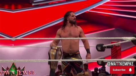 Matt Riddle Hits Seth Rollins With Rko After Wwe Raw Video