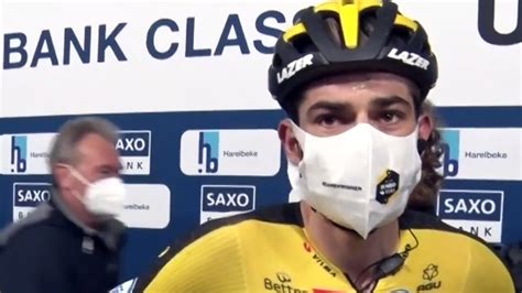 E Saxo Bank Classic Wout Van Aert I Had A Puncture At A Really