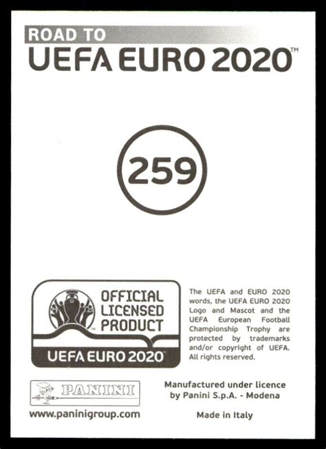 Panini Road To Euro 2020 Ciprian T T Ru Anu Romania No 259 EBay