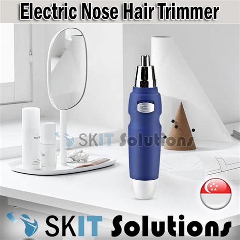 Electric Nose Hair Trimmer Portable Shaver Waterproof Facial Trimmer C ...