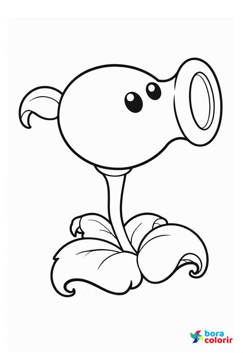 Plants Vs Zombies Desenhos - Desenhos de Plants vs Zombies para colorir - Bora Colorir
