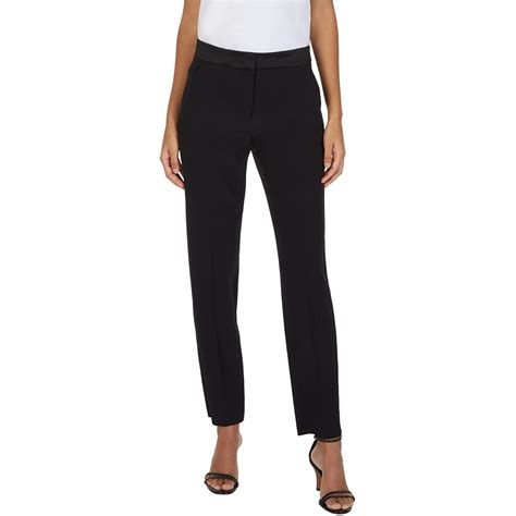 Emporio Armani Tailored Trousers Women Black 999 Flannels