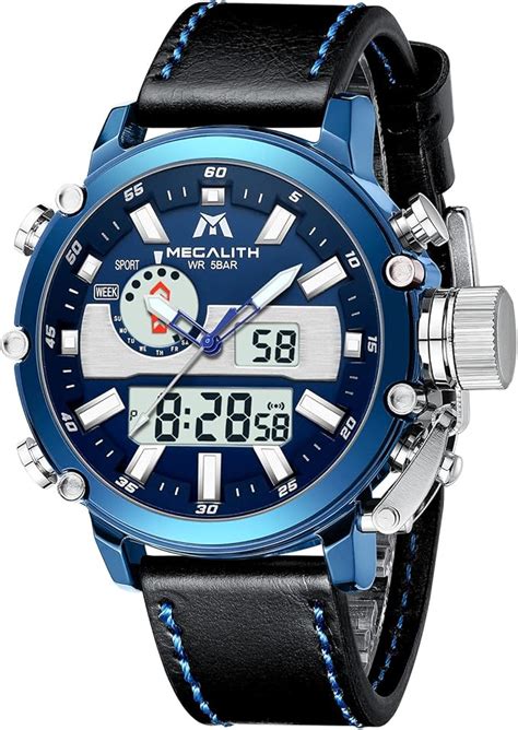 Megalith Montre Homme Militaire Sport Montre Digitale Hommes Etanche