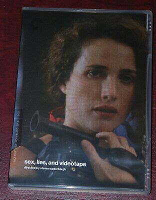 Criterion Collection Sex Lies And Videotape First Printing