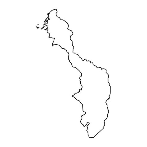 Premium Vector | Bolivar department map administrative division of colombia