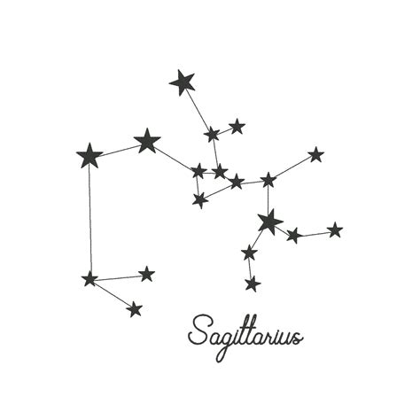 Sagittarius Embroidery Design Sagittarius Constellation Embroidery