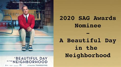 A Beautiful Day in the Neighborhood - 2020 SAG Awards Nominee - Chris ...