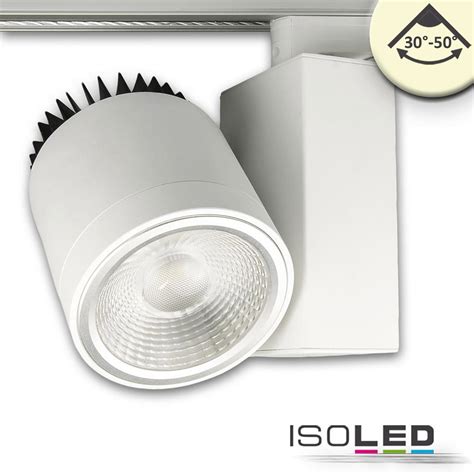 LED 3 Phasen Schienenstrahler Fokussierbar 30 50 30W Drehbar Und