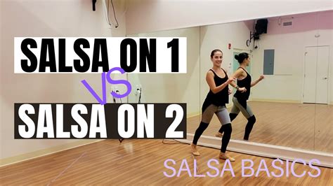 Salsa On1 Vs Salsa On2 Salsa Basic Step Explained Learn To Dance