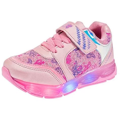 Tenis Con Luces Lux 10 860 Color Rosa Para Niña Tx6 Envío gratis