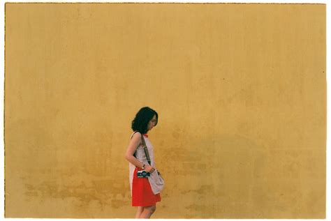 Wallpaper Travel Portrait Film Yellow Wall Analog 35mm