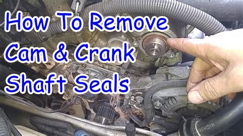 How To Replace Camshaft Seal Honda Odyssey Oil Pump Sea