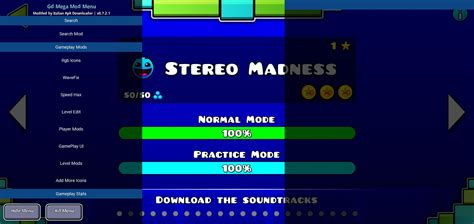 Ngl this new gd mega mod menu look p cool : r/geometrydash