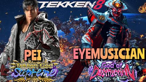 T8 Eyemusician Yoshimitsu Vs Pei Jin Tekken 8 YouTube