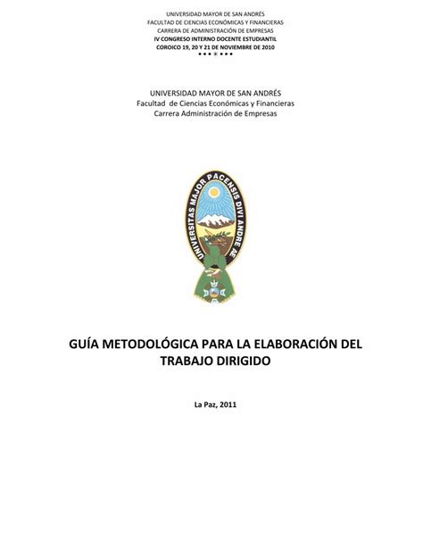 PDF GUÍA METODOLÓGICA PARA LA ELABORACIÓN DEL PDF fileto del