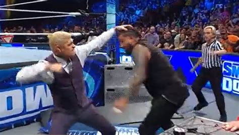 Cody Rhodes Makes Surprise Appearance On Smackdown Saves La Knight