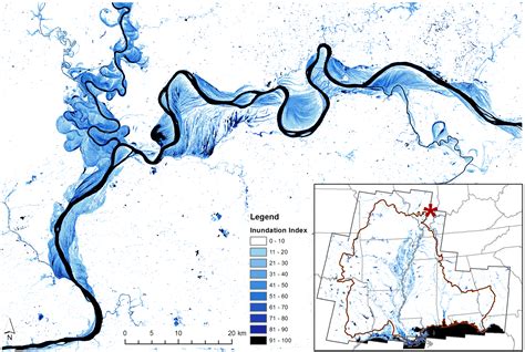 Assessment Of Floodplain Inundation Frequency In The Gulf Coastal