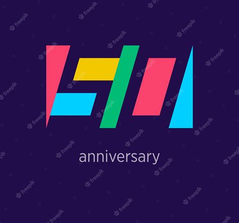 Premium Vector | 50th anniversary colorful logo design modern design color anniversary logo ...