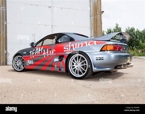 Heavily modified Toyota MR2 sports car Stock Photo - Alamy