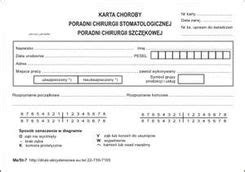 Krajewski Karta Choroby Poradni Chirurgii Stomatologicznej Mz St 7