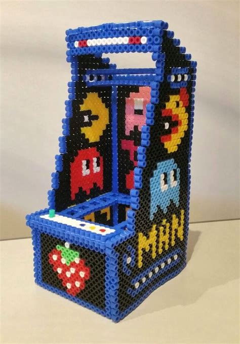 Hama Beads Arcade Machine Diy Perler Bead Crafts Hama Beads Design Perler Crafts