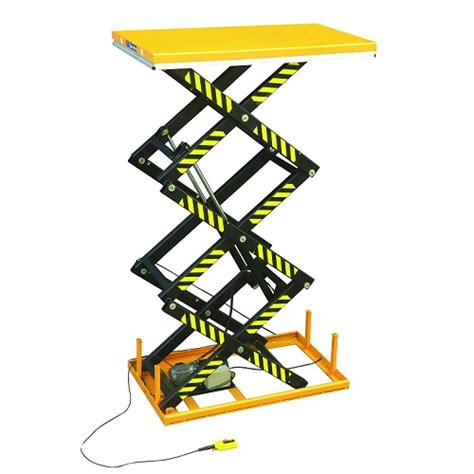 High Lift Electric Scissor Lift Table M Lift T Capacity Safe