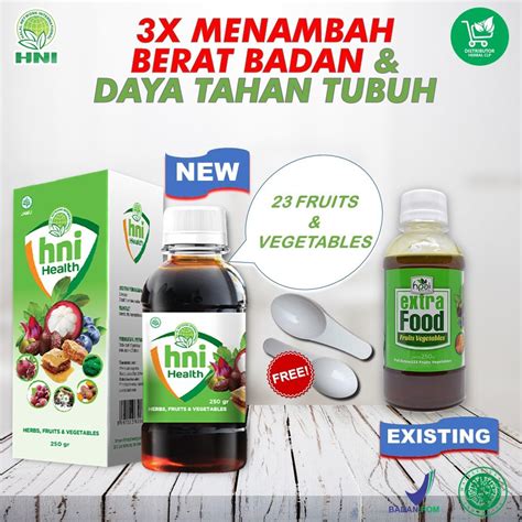 Jual Extra Food Madu Extrafood Hpai Ekstra Food Buah Sayuran