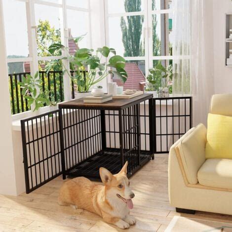 Cage Chien Interieur Grande Taille Caisse Pour Grand Chien Maison