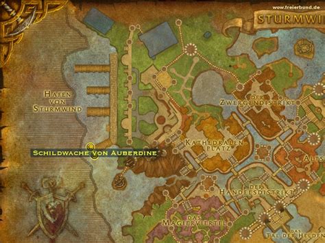 Schildwache von Auberdine - Monster - Map & Guide - Freier Bund - World of Warcraft