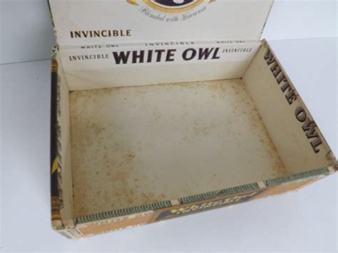 White Owl Cigar Box Vintage Retro Smoking Pipe Tobacco Etsy