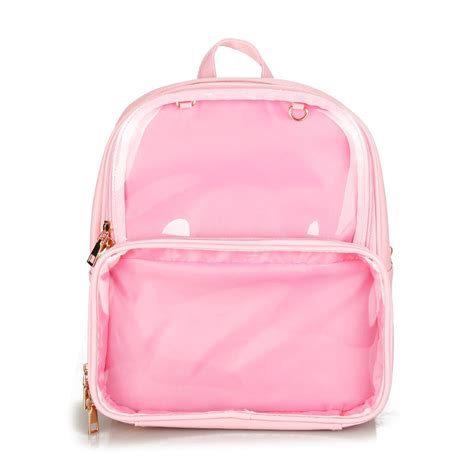 ITA BAG WORLD - New Double Shoulder Cute Korean Backpack Transparent ...