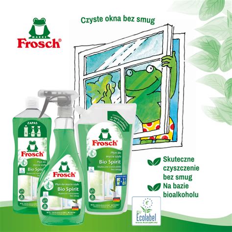 Frosch P Yn Do Mycia Szyb Bezsmugowy Blask Na Szk O Ml