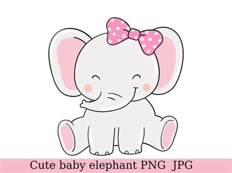 Beb Elefante Png Ni A Png Clipart Elefante Lindo Beb Etsy M Xico